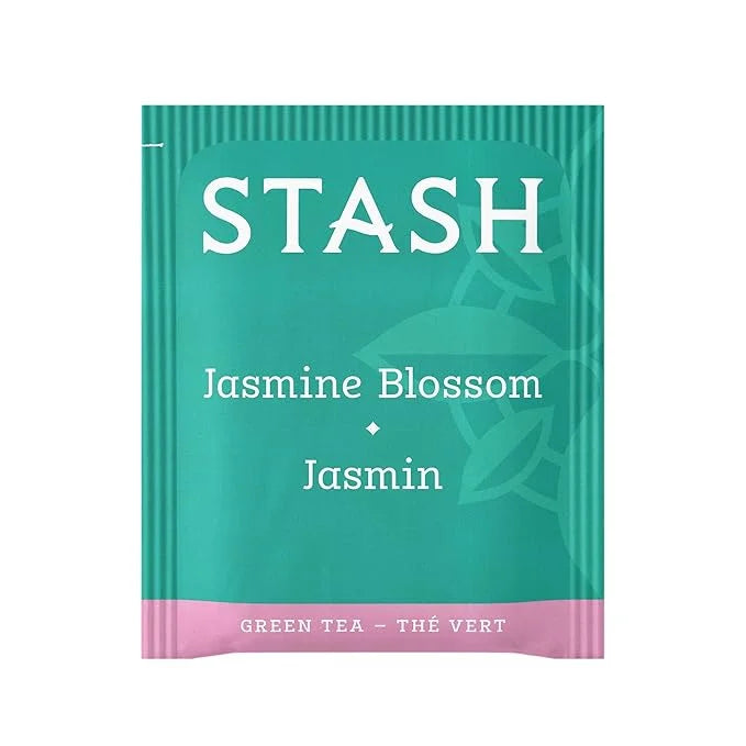 Stash Tea Jasmine Blossom Green Tea - Caffeinated, Non-GMO Project Verified Premium Tea with No Artificial Ingredients, 20...