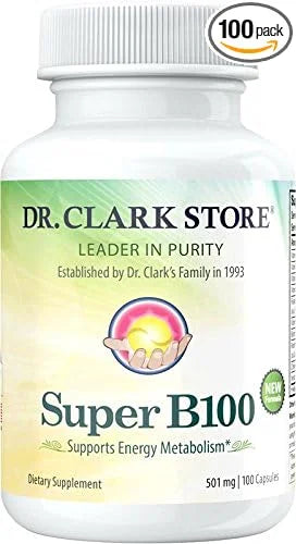 Dr Clark Store B Vitamin Complex (SuperB100), 501 501 mg 100 Gelatin