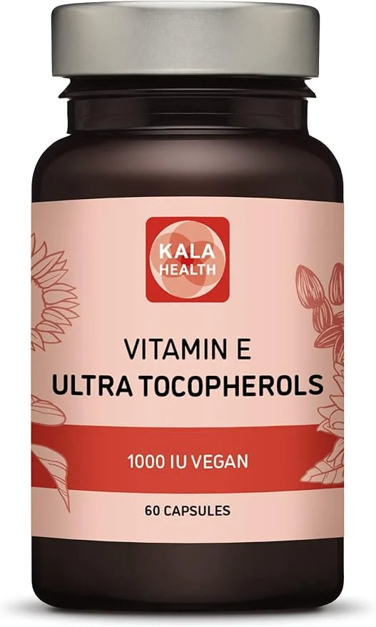 Kala Health Vitamin E 1000 IU 450mg Vitamin 4 Tocopherols