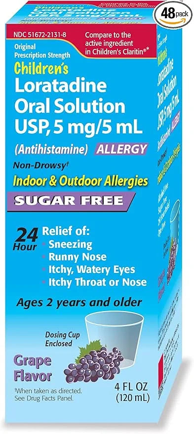 Children’s Oral Solution, Grape Flavor, Non-Drowsy 24h Relief