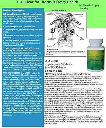 U-O-Clear Assure Ovary & Uterus Health 2 Pack