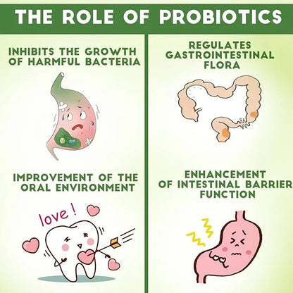 Oral Probiotics for Gums and Teeth Health & Fresh Breath, 3.5 Billion Advanced Oral Probiotics for Mouth Bad Breath, Chewa...