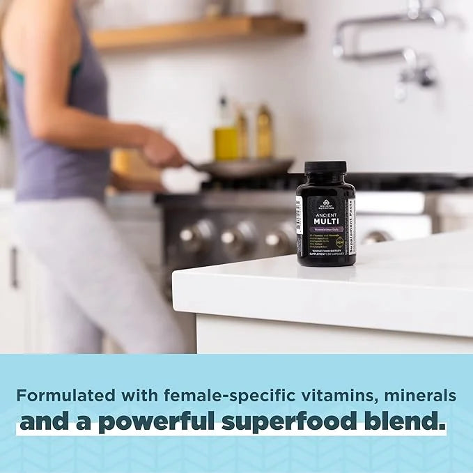 Multivitamin for Women by Ancient Nutrition, K2, Folate 30ct