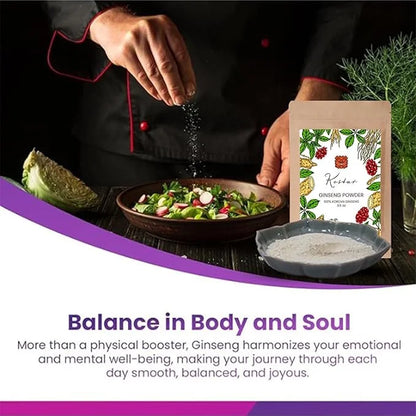 Organic Korean Ginseng Root Extract Powder