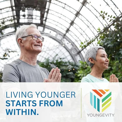 Youngevity XeraTest™ Hormonal Support for Men - Testosterone Support + Telomere Health - With Fucoidan Blend, Whole Foods,...
