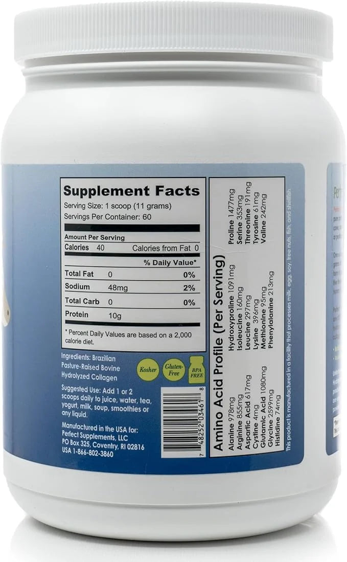 Perfect Supplements – Perfect Hydrolyzed Collagen 660g – 2 Pack