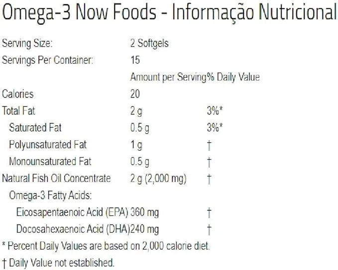 NOW Foods Omega-3-100 Softgels