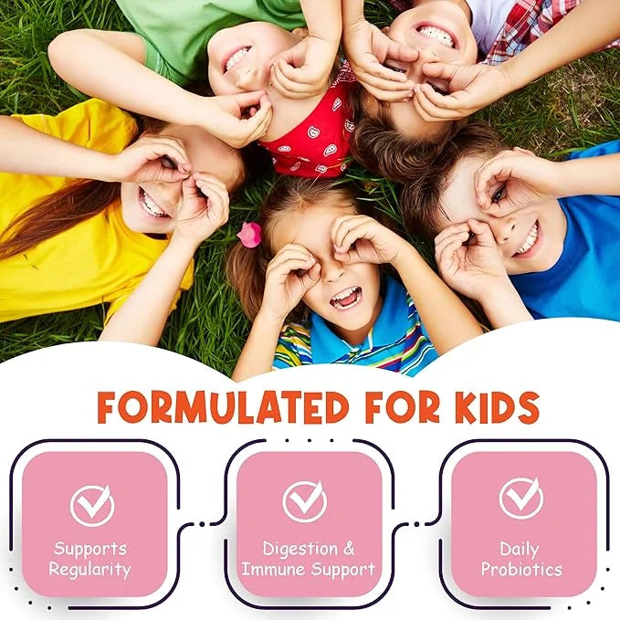 Built by Nature Kids Probiotic Gummies 6 Diverse 60 Gummies
