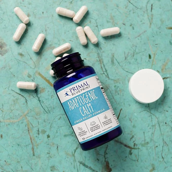 Primal Blueprint Adaptogenic Calm, Plant-Based Adaptogen 30 Count