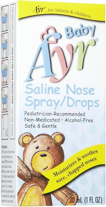 AYR Baby Saline Nasal Spray/Drops, 1