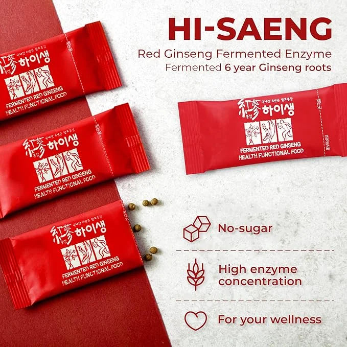 Red Ginseng Fermented Enzymes (30 Packets)
