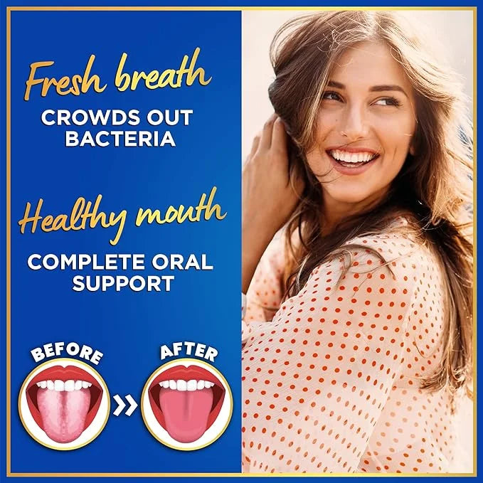Oral Probiotics for Teeth and Gums - 3BN CFU Lactobacillus Salivarius, Paracasei, K12 Pro B, Inulin Dental Probiotics for ...