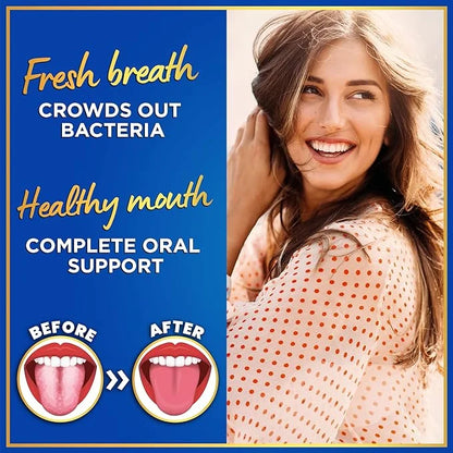Oral Probiotics for Teeth and Gums - 3BN CFU Lactobacillus Salivarius, Paracasei, K12 Pro B, Inulin Dental Probiotics for ...