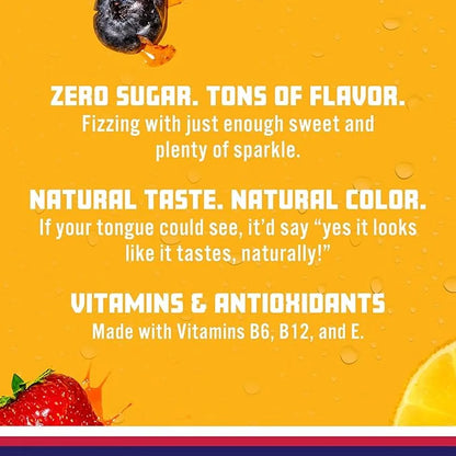 Sparkling Ice, Berry Lemonade Sparkling Water, Zero Sugar Flavored Water, with Vitamins and Antioxidants, Low Calorie Beve...