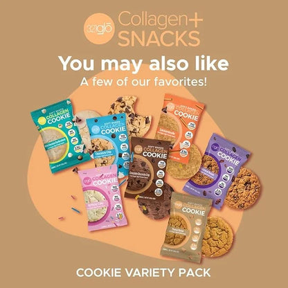 321glo Collagen Cookies | Soft Baked, High Protein Cookies | Low Carb, Low Sugar | Keto Snack for Women, Men, & Kids | 12 ...