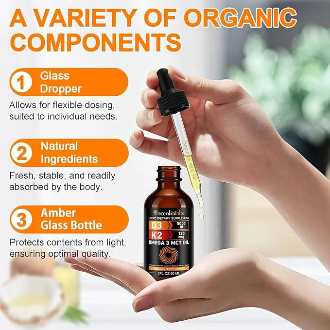 Liquid Vitamin D3 K2,Vitamin D Drops,Vitamin D3 K2,Liquid Vitamin D,Vitamin D Liquid,Organic Vitamin D,D3 K2 Vitamin Suppl...