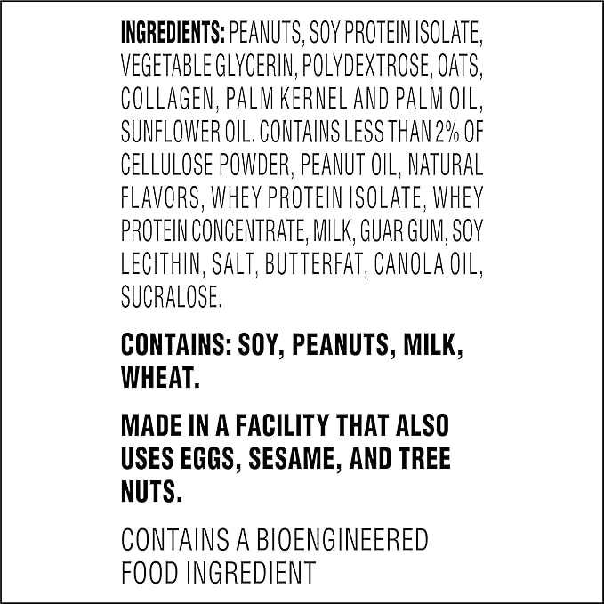 Atkins Peanut Butter Granola Protein Meal Bar, High Fiber, 16g Protein, 1g Sugar, 4g Net Carb, Meal Replacement, Keto Frie...