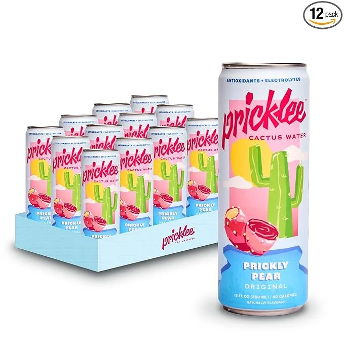 Prickly Pear Cactus Water - Packed With Antioxidants, Electrolytes, Vitamin C - Natural Sports Drink for Immunity, & Recov...