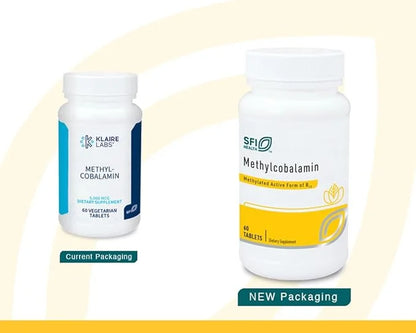 Klaire Labs Methylcobalamin Lozenges - 5000 Micrograms Vitamin B12 for Cognitive & Cardiovascular Support, Hypoallergenic ...