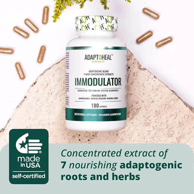 Immodulator - Adaptogenic Supplement for Well-Being, (180 Capsules/700 Capsules/700 mg)