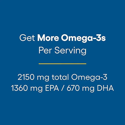 Natural Factors, Ultra Strength RxOmega-3 Fish 2,150 mg Omega-3 Per 60 Softgels