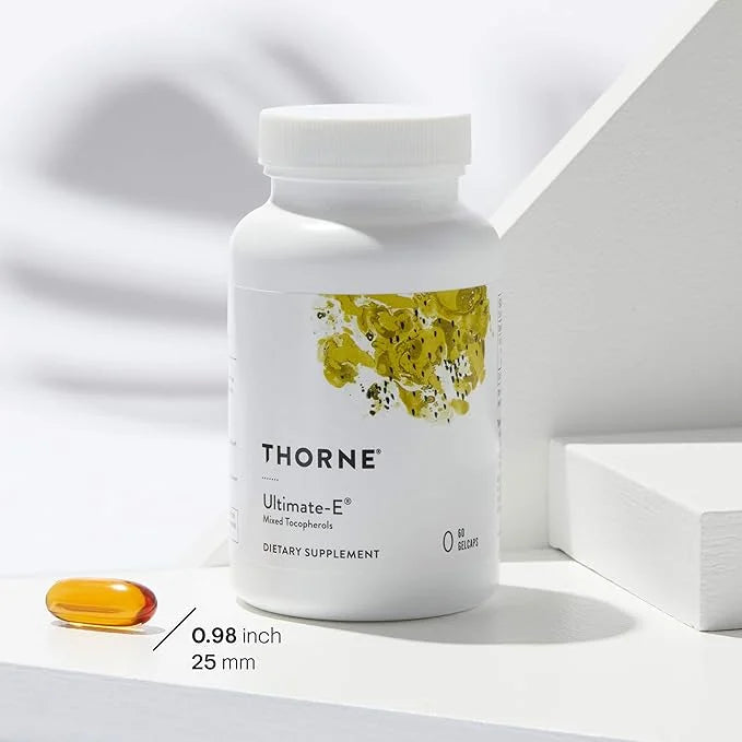 THORNE Ultimate-E - Contains All of The Natural Forms of Vitamin E - 60 Gelcaps - Product Image