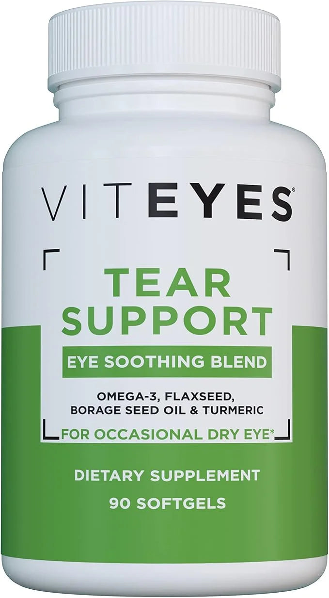 Viteyes Tear Support Eye Soothing Blend, Omega-3 Fish 90 Softgels