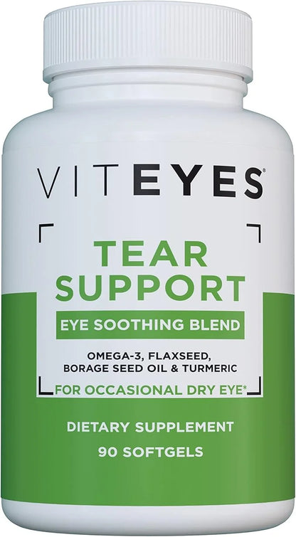 Viteyes Tear Support Eye Soothing Blend, Omega-3 Fish 90 Softgels