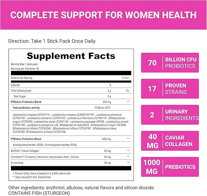 UpNourish Prebiotics, Probiotics and Caviar Colalgen 30 Fast-melt