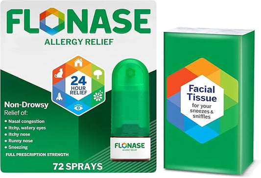 Flonase Allergy Relief Nasal Spray, 24-Hour 72 Sprays