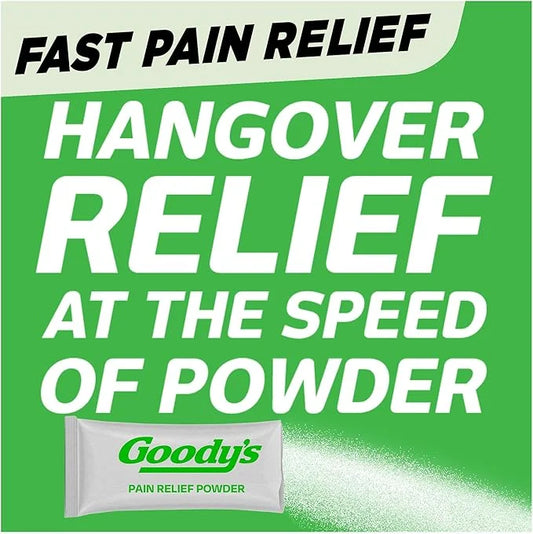 Goody's Hangover Powders, Fast Pain Relief, Berry Citrus Flavor, 4 Stick Powders, 6 Pack - Product Image