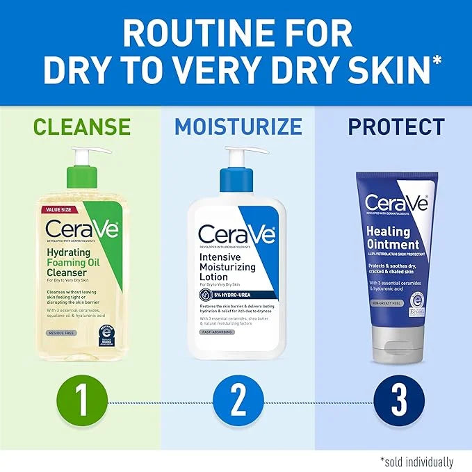 CeraVe Healing Ointment, Hydrating Skin Protectant 12 Oz