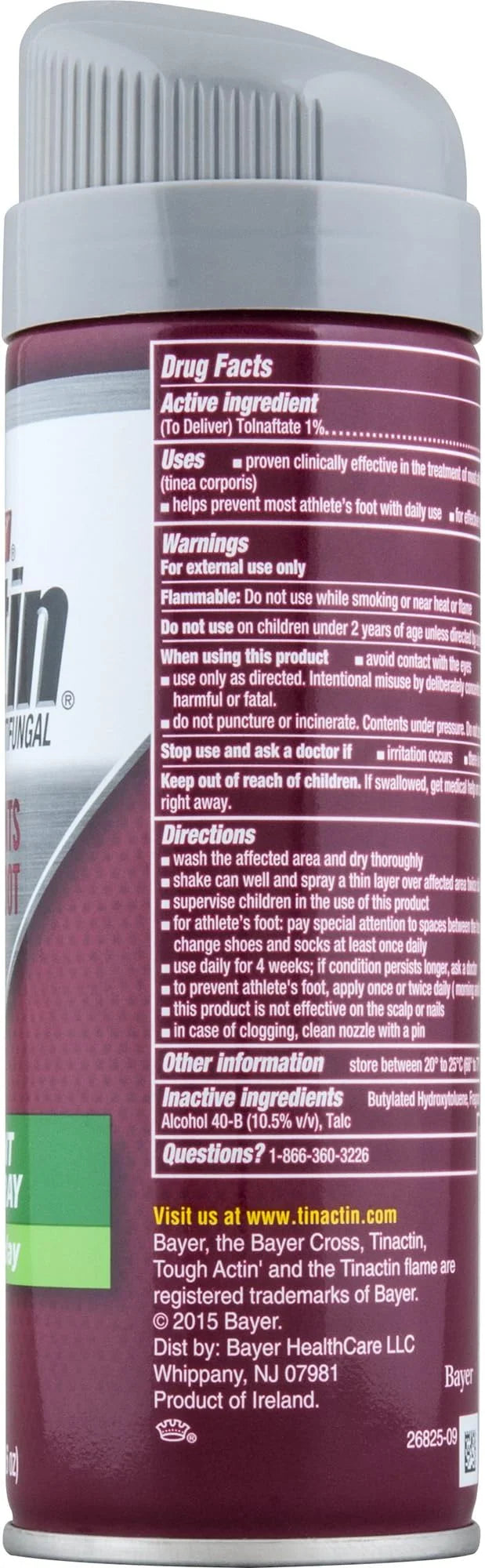 Tinactin Athletes Foot Deo Spray Powder 3)