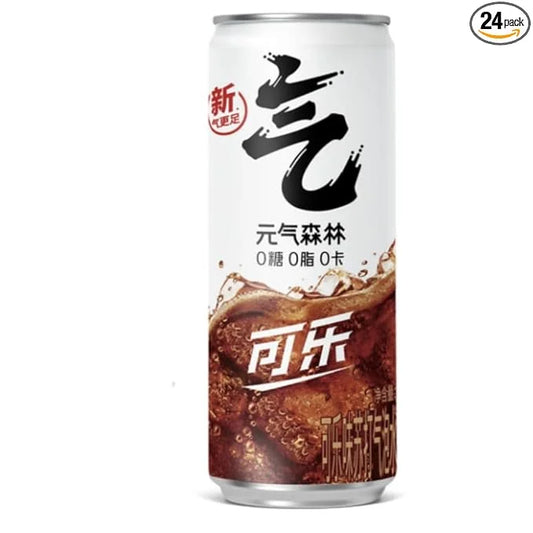Chi Forest Sparkling Water,Caffeine free,Gluten free,Vegan,0 sugar,0 calories,Coke Flavor,11.16 Fl oz,24 Cans - Product Image