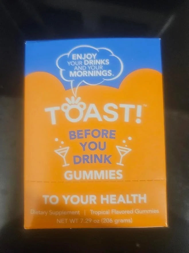 Before You Drink Gummies - Liver Support Supplement - Detox & Relief - L-Cysteine, Milk Thistle, Ginseng - Gift Bags, Kits...
