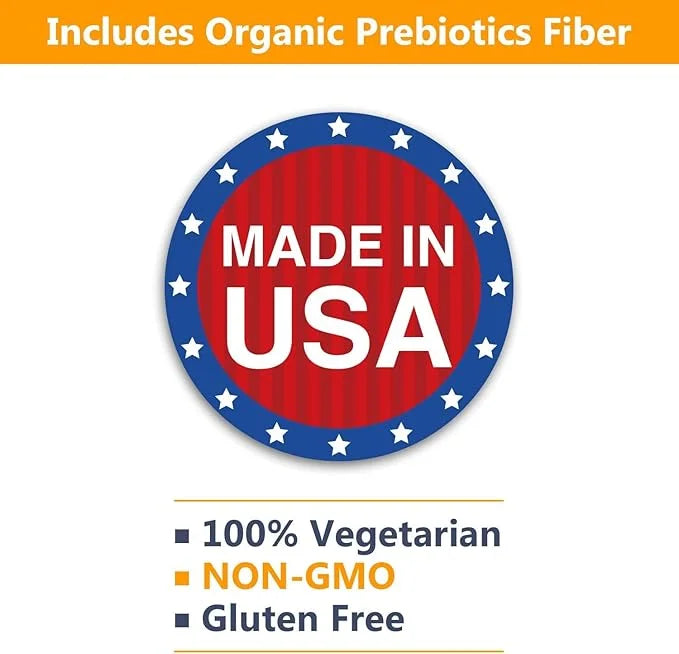NewRhythm Probiotics 50 Billion CFU 20 60 Veggie