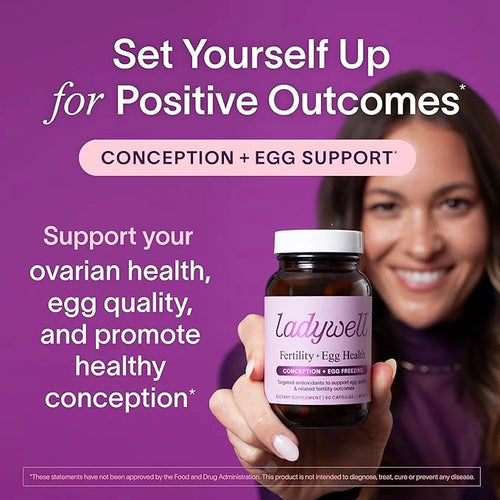 Fertility + Egg Health CoQ10, Folate 60 Ct