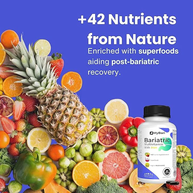 All-in-One Bariatric Multivitamin with Iron 42+ Fruit 60 Liquid