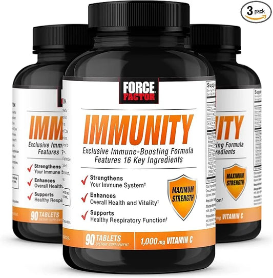Force Factor Immunity, Immune Support Booster 1000mg of 90 Count 3)