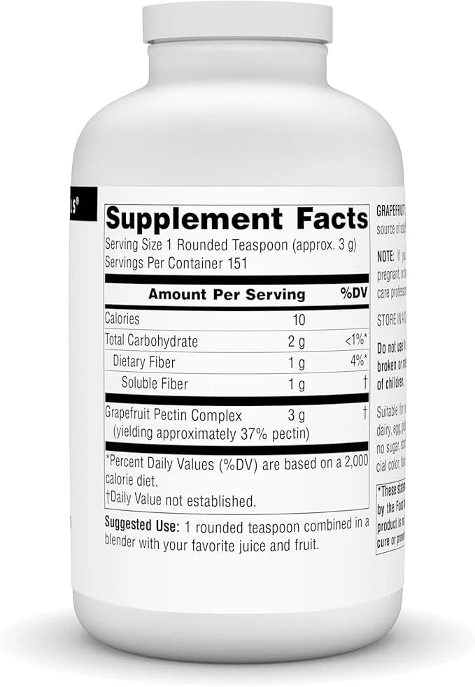 Source Naturals Grapefruit Pectin, Soluble Fiber 16 oz
