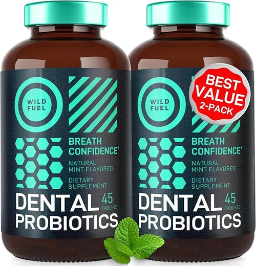 Oral Probiotics for Mouth Bad Breath 3 Billion 90 Prebiotic