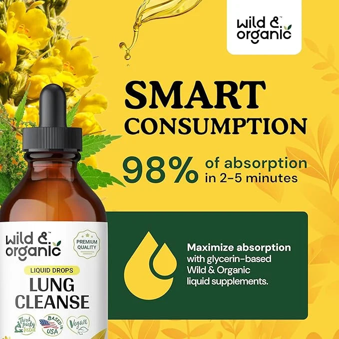Wild & Organic Lung Detox and 4 fl