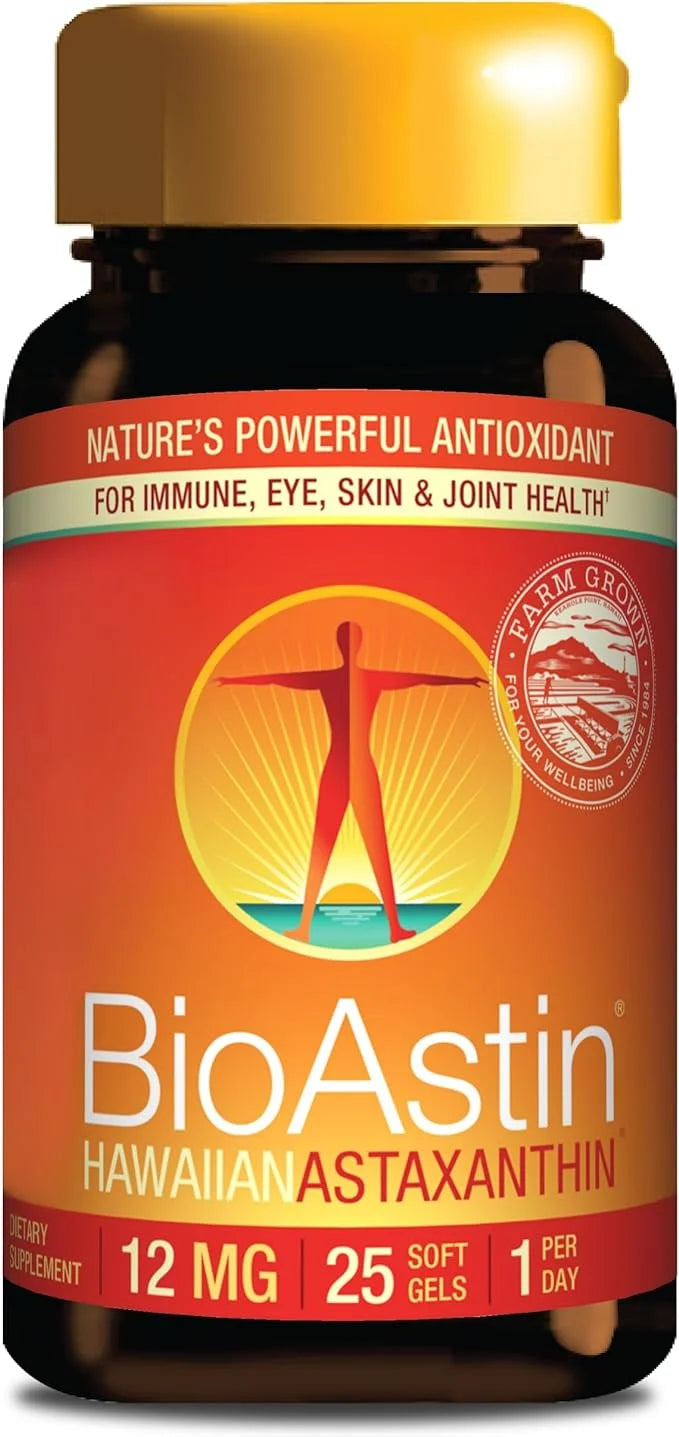 Nutrex Hawaii BioAstin Hawaiian Astaxanthin 12mg, 25 25 Softgels