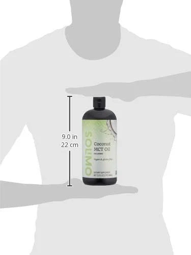 Amazon Brand - Solimo MCT Liquid Coconut Oil, Unflavored, 32 fl oz (Pack of 2) - Product Image