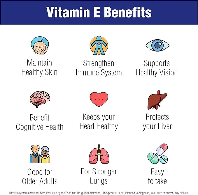 Vitamin E 60 Softgels 400 IU