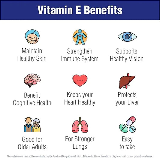 Vitamin E 60 Softgels 400 IU