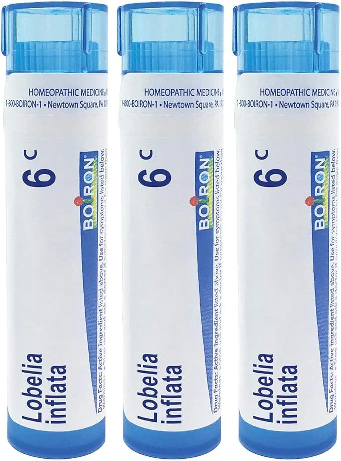 Boiron Lobelia Inflata 6c Homeopathic Medicine 3 (240 (240 Pellets)