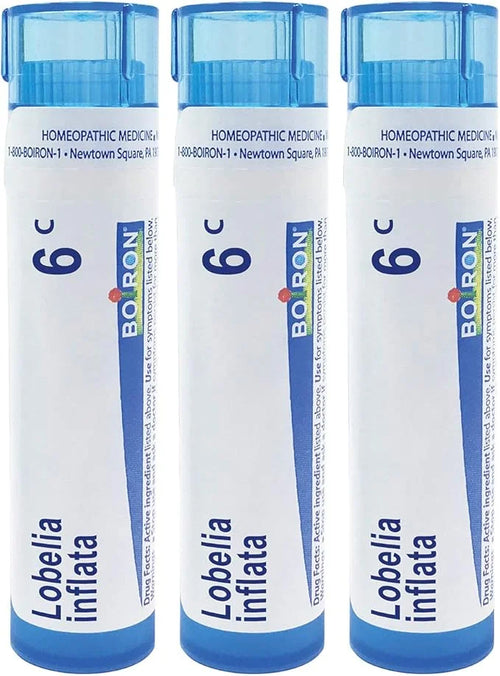 Boiron Lobelia Inflata 6c Homeopathic Medicine 3 (240 (240 Pellets)
