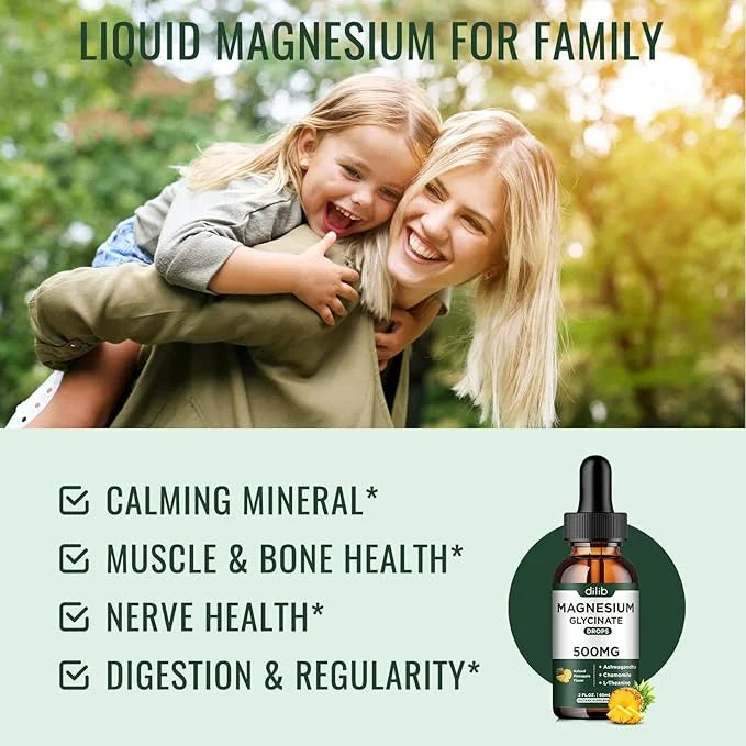(2 Pack) Magnesium Glycinate Supplement, Magnesium 500mg Ashwagandha,