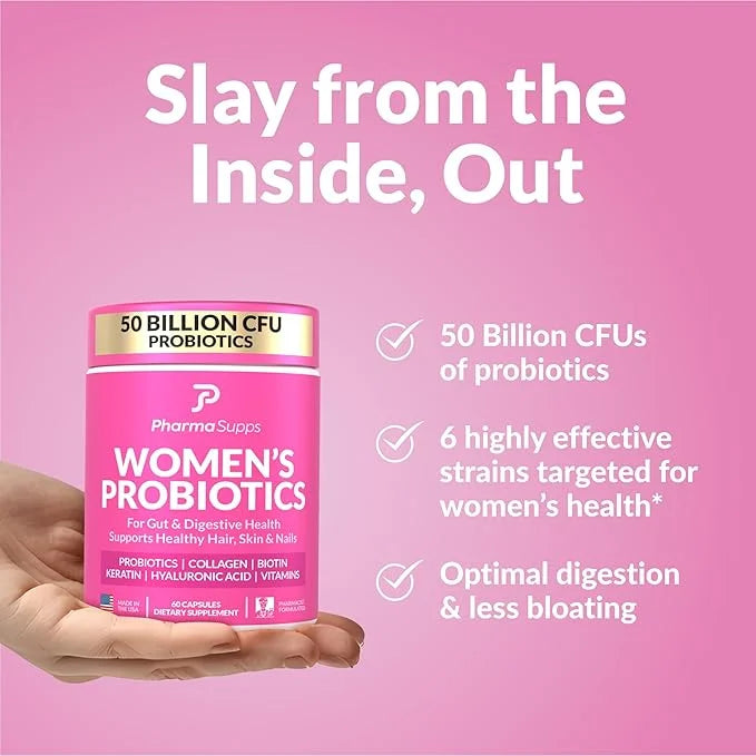 Advanced Women's Probiotics for Gut Health 50 Billion